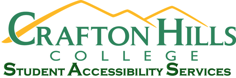 Crafton Hills College Student Accessibility Services Logo